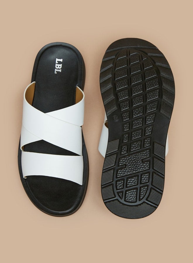 Mens Solid SlipOn Sandals  Ramadan Collection