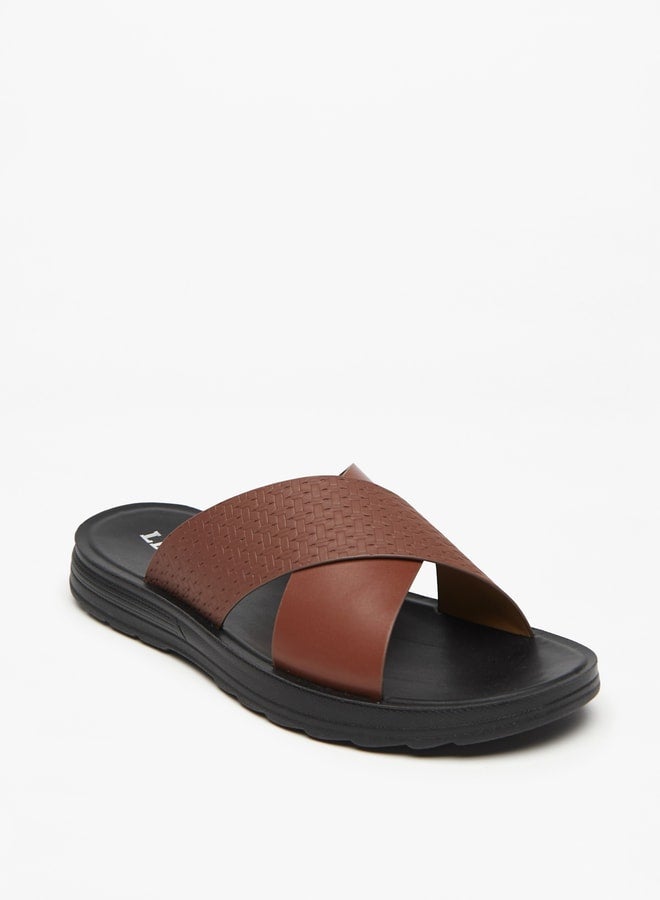 Mens Textured SlipOn Sandals  Ramadan Collection