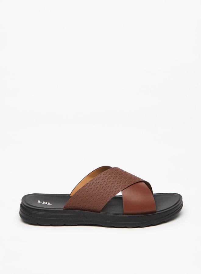 Mens Textured SlipOn Sandals  Ramadan Collection