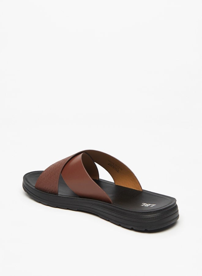 Mens Textured SlipOn Sandals  Ramadan Collection