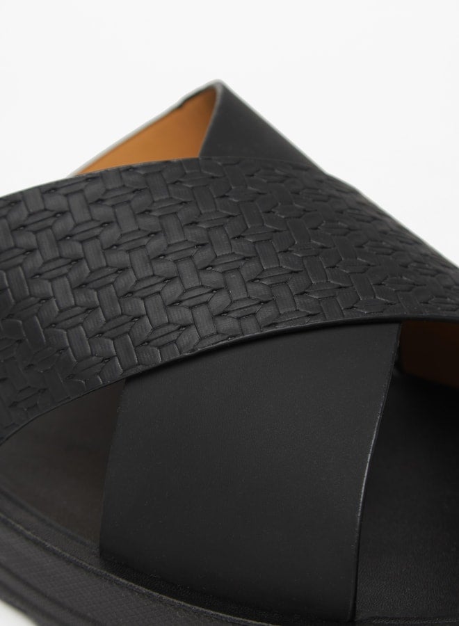 Mens Textured SlipOn Sandals  Ramadan Collection