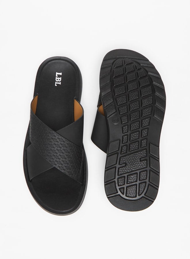 Mens Textured SlipOn Sandals  Ramadan Collection