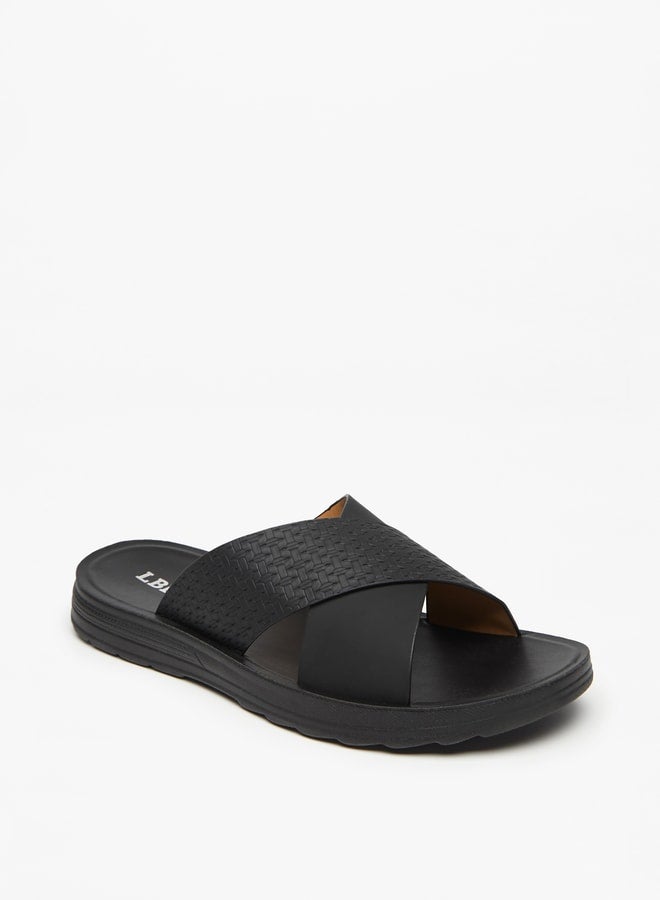 Mens Textured SlipOn Sandals  Ramadan Collection