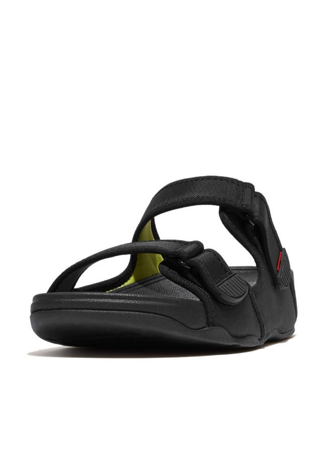 049-765 Fitflop Men Gogh Moc Mens Adjustable Water-Resistant Slides GT3-001 Black