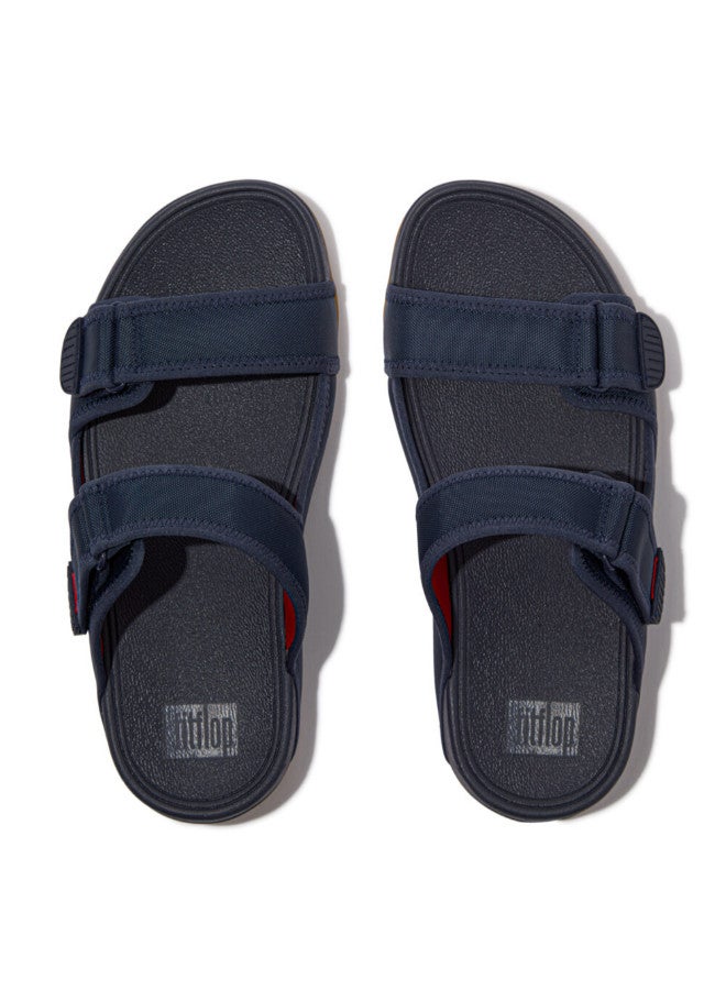 049-774 Fitflop Men Gogh Moc Mens Adjustable Water-Resistant Slides GT3-399 Navy