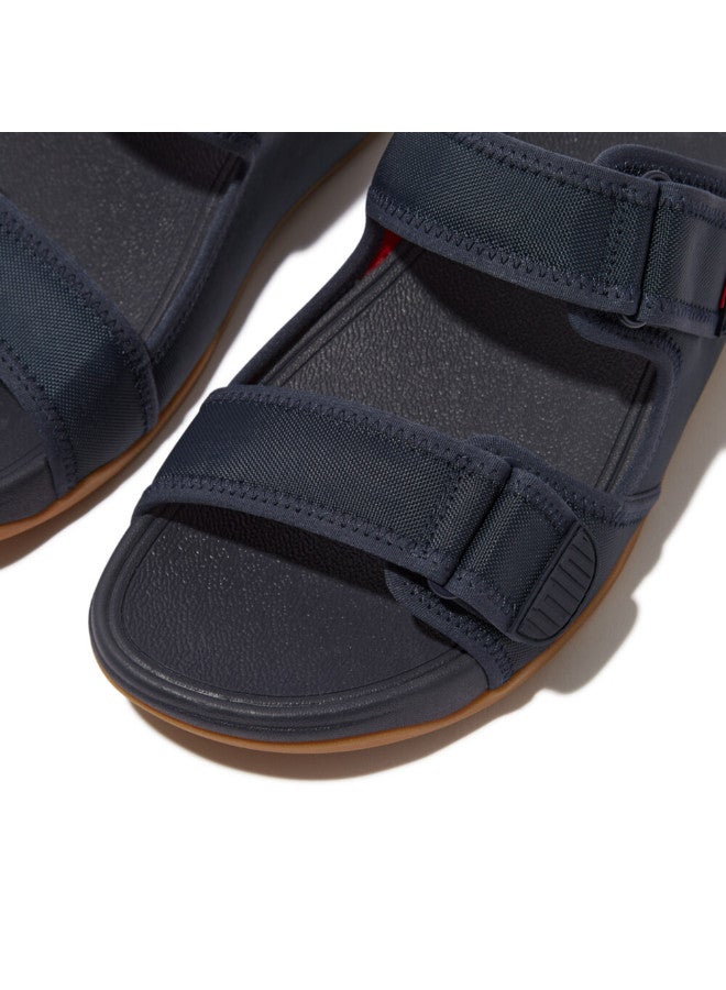 049-774 Fitflop Men Gogh Moc Mens Adjustable Water-Resistant Slides GT3-399 Navy