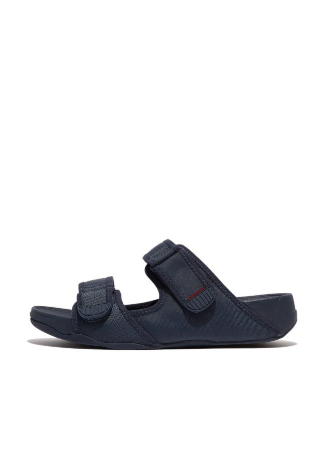 049-767 Fitflop Men Gogh Moc Mens Adjustable Water-Resistant Slides GT3-A83 Blue