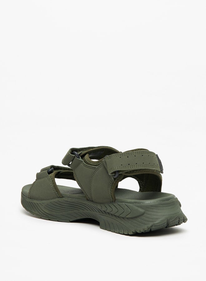 Men's Sandals with Hook and Loop Closure