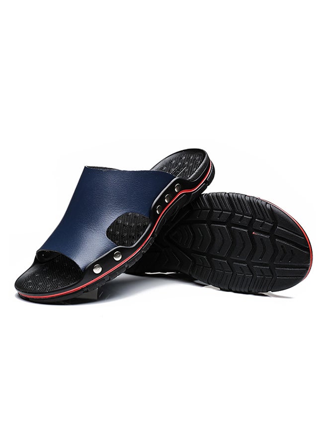 Plastic Slip-On Arabic Sandals Navy