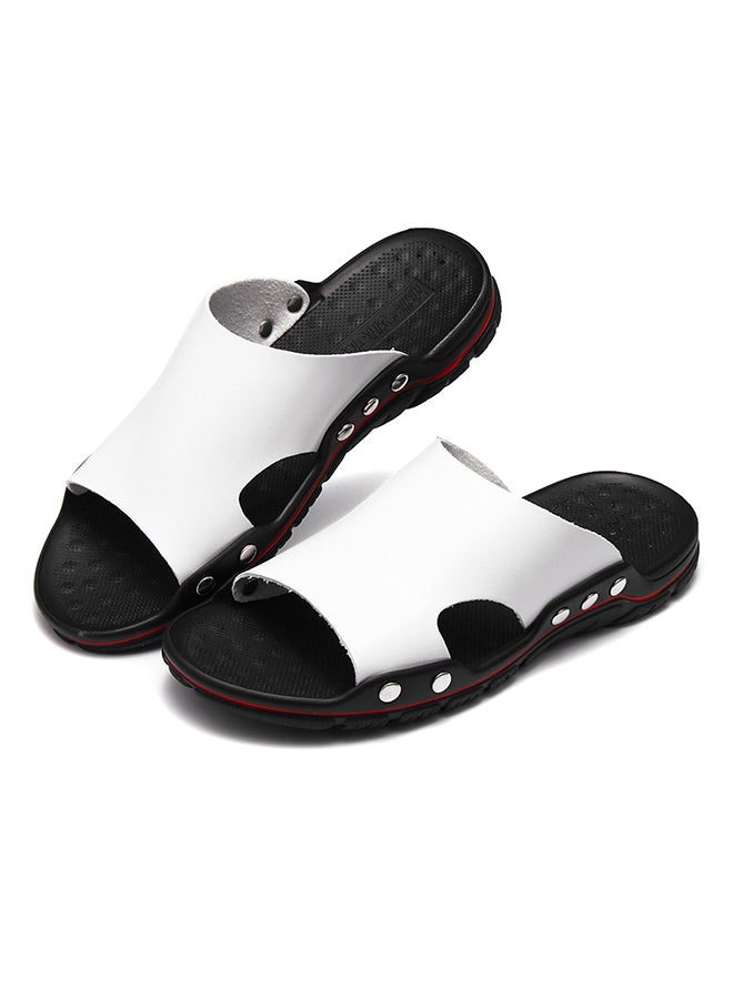 Plastic Slip-On Arabic Sandals White