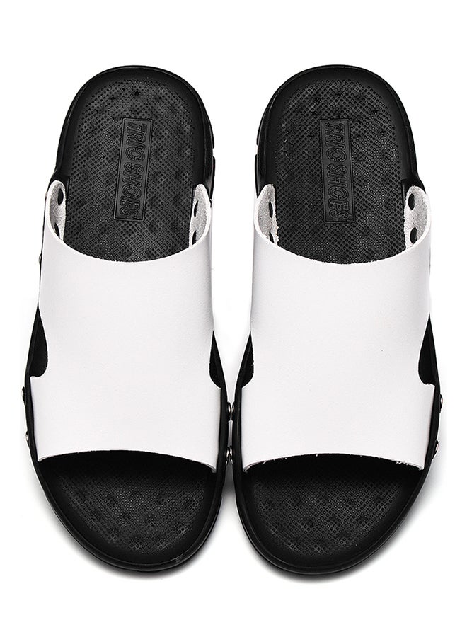 Plastic Slip-On Arabic Sandals White