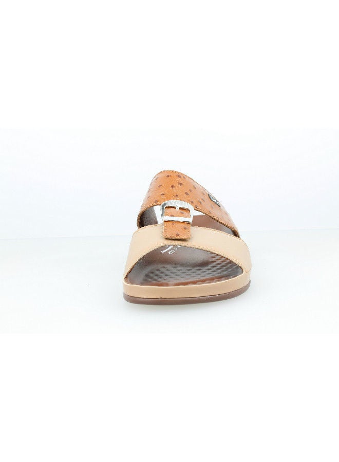 148-1002 Vital Mens Sandals Vital Thomas Nappa 09111B38326117 Cuoio