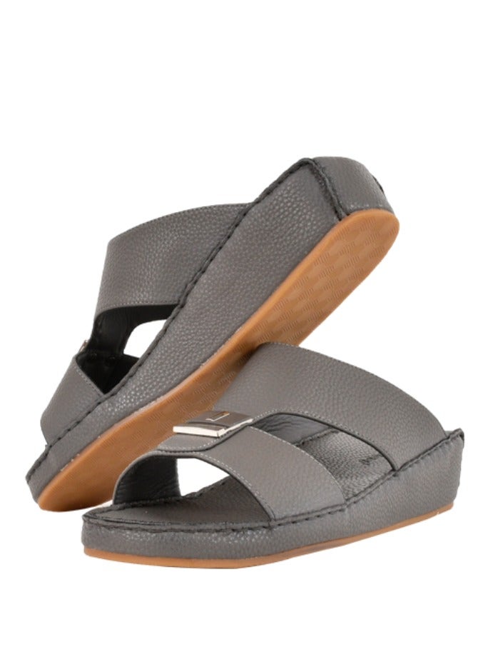 Mens Arabic Sandals Grey