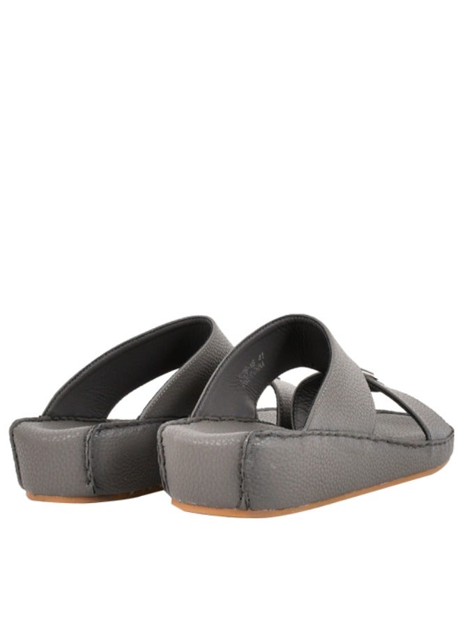 Mens Arabic Sandals Grey