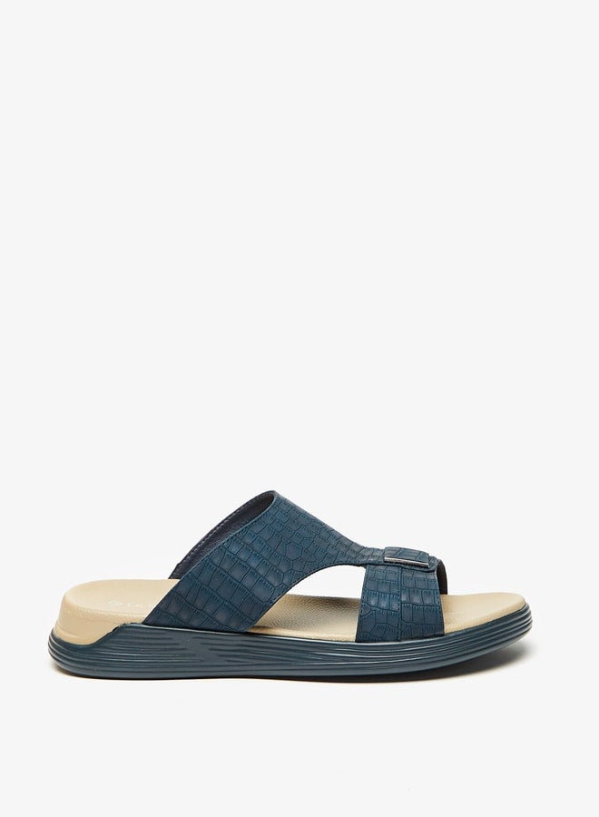 Men's Textured Slip-On Sandals