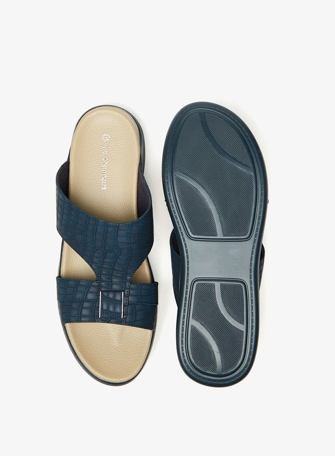 Men's Textured Slip-On Sandals