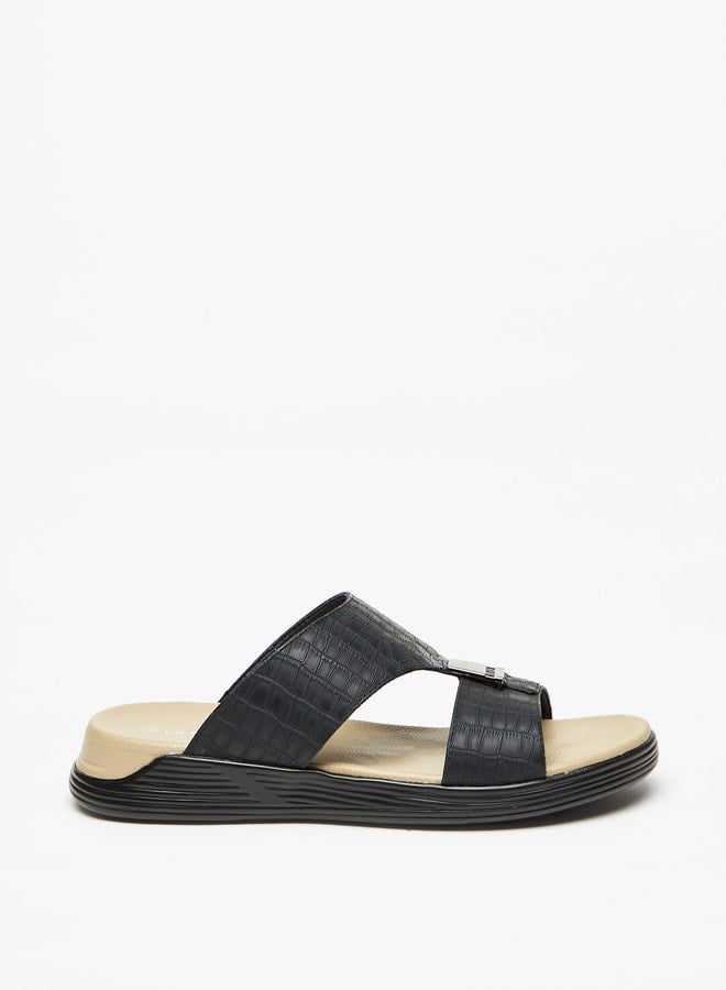 Men's Textured Slip-On Sandals