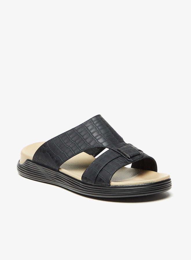 Men's Textured Slip-On Sandals