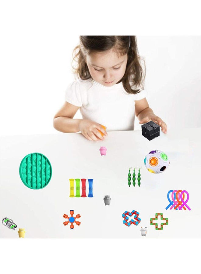 30-Piece Simple Dimple Push Pop Bubble Sensory Lightweight High-Quality Fidget Toy Set