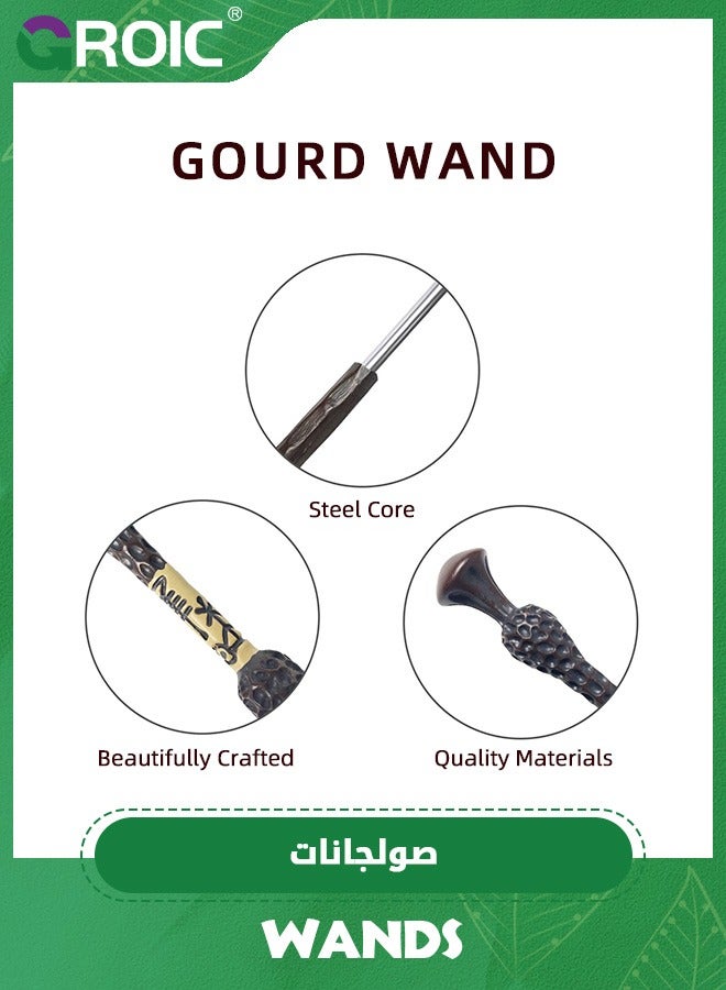 Wizard Wand Witchcraft Toy for Kids Sorcerer Collection Witch Costume Accessories Party Favors with Gift Box,Magic Witch Sorcerer Wands for Kids Cosplay Accessories