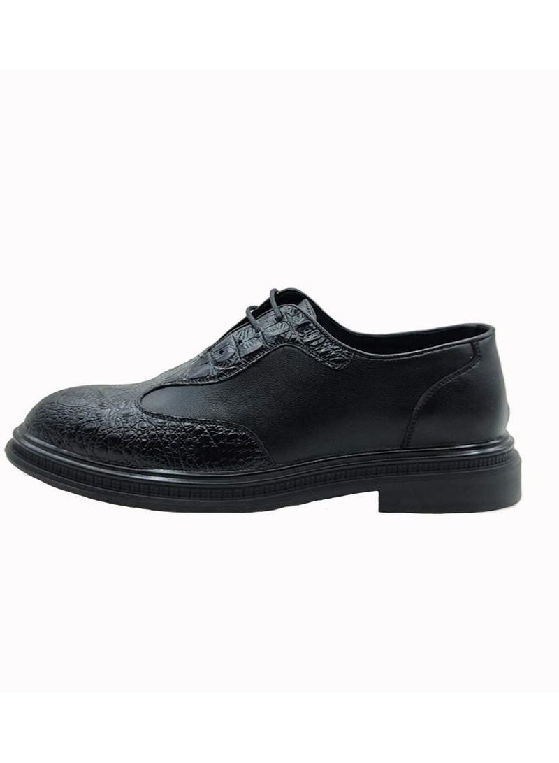 Comfortable Lace-Up Formal Shoes Black