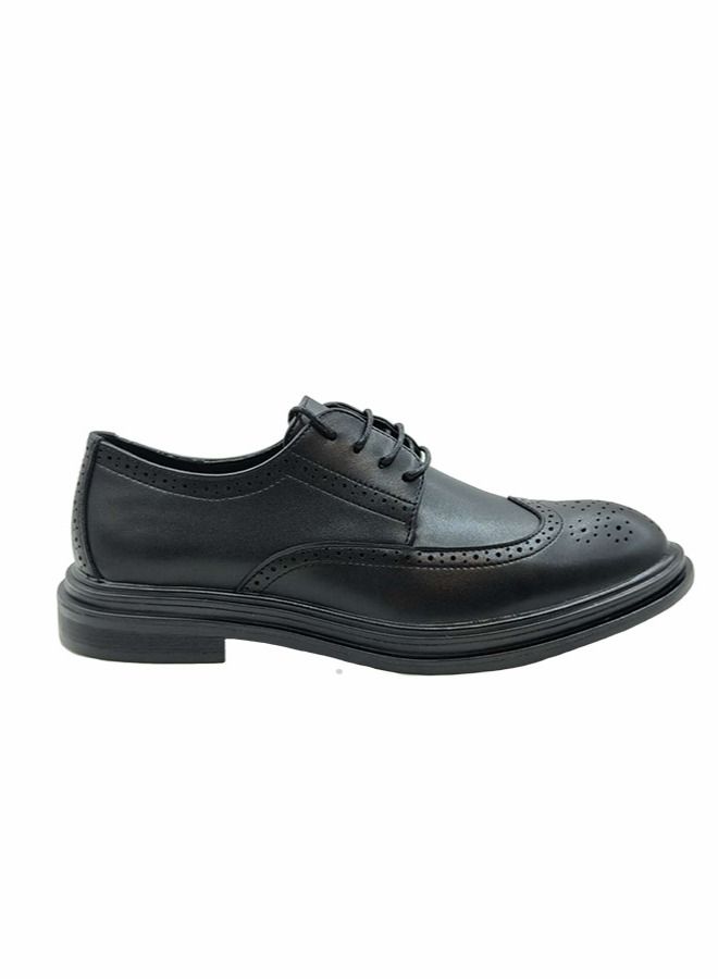 Comfortable Lace-Up Formal Shoes Black