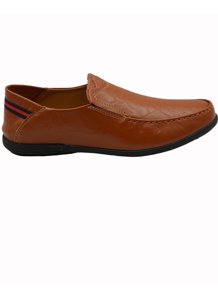 Comfortable Slip-On Formal Shoes Brown