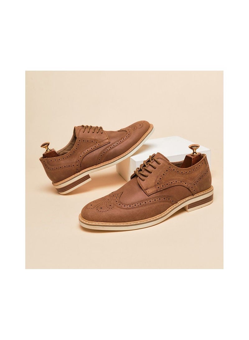 Men's Business Leather Shoes Brown