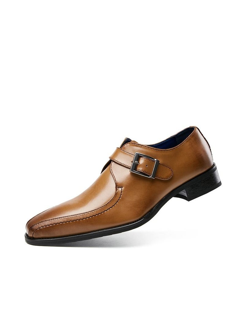 Men's Business Leather Shoes Brown