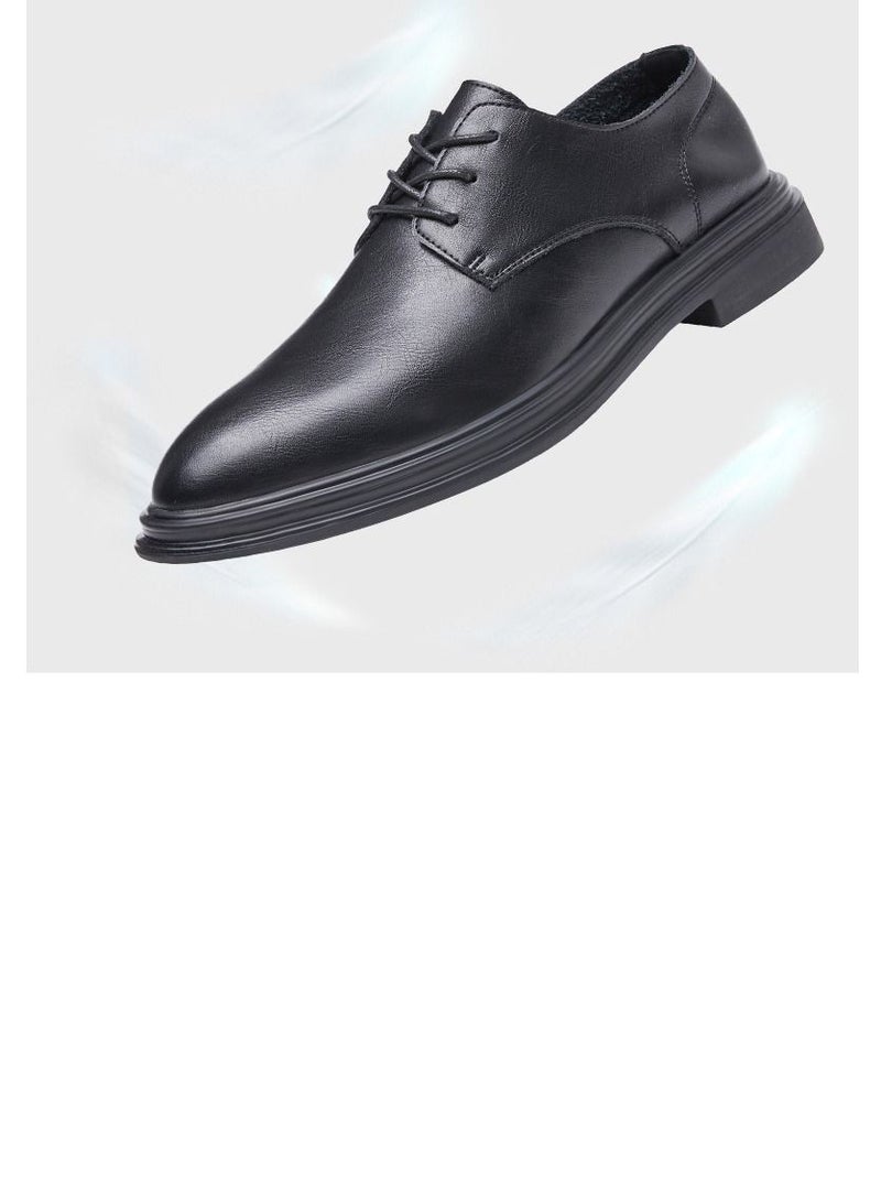 Men's Business Formal Casual Leather Shoes Black