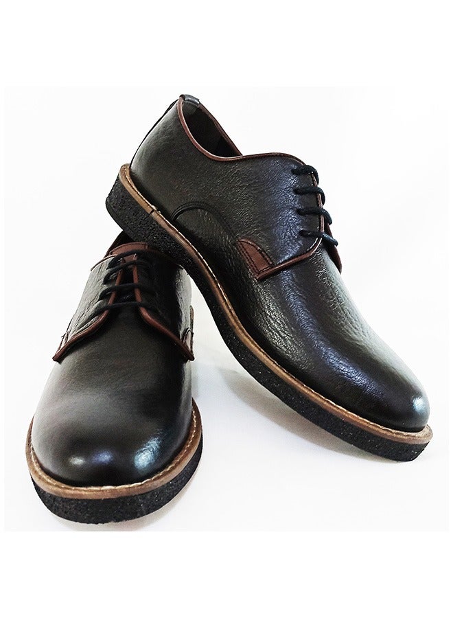 Black and Brown Men's Shoes- Formal, Dress & Business- Lace-up -100% Original Leather Men's Shoes-EMNON10SH