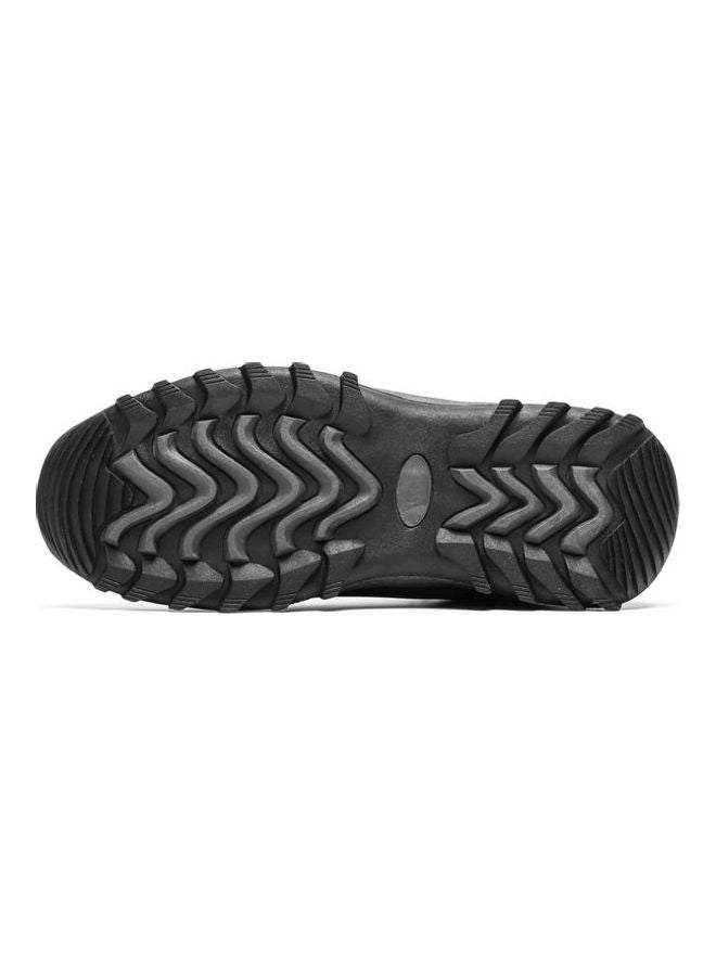 Lace-Up Casual Boots Black/Grey