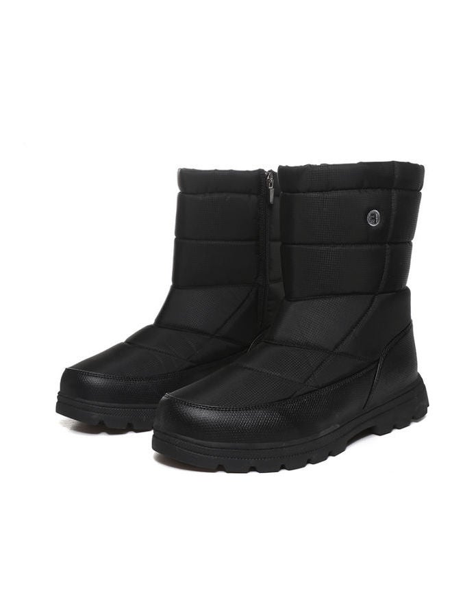 High Barrel Casual Boots Black