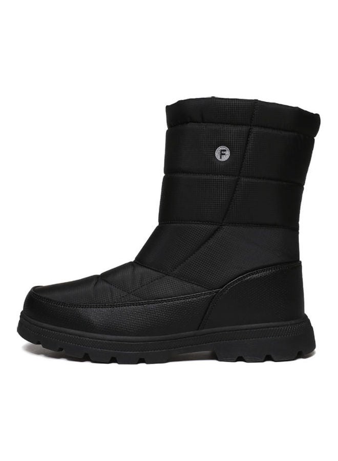 High Barrel Casual Boots Black
