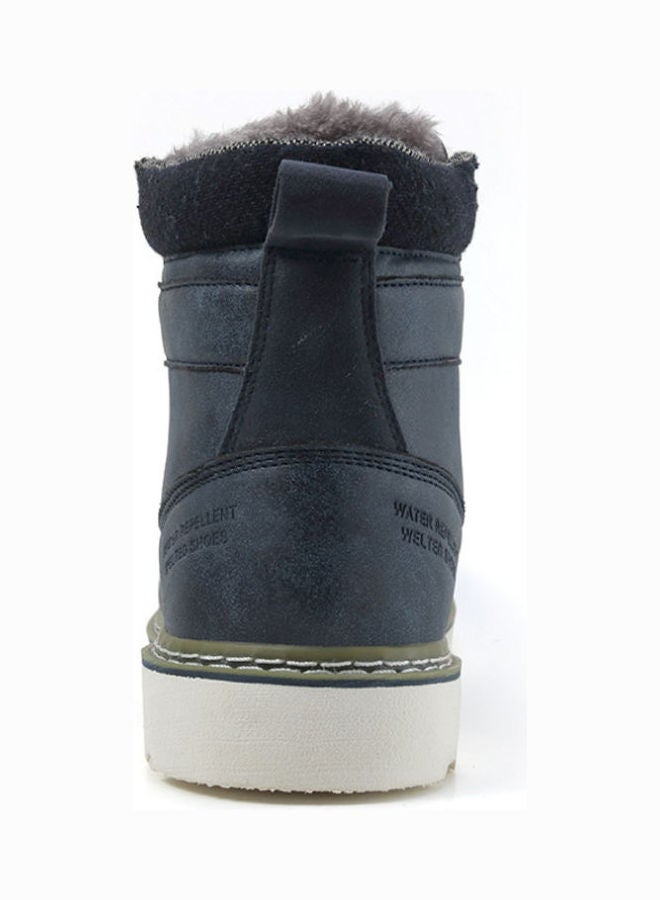 Mountaineering Lace-Up Boots Blue
