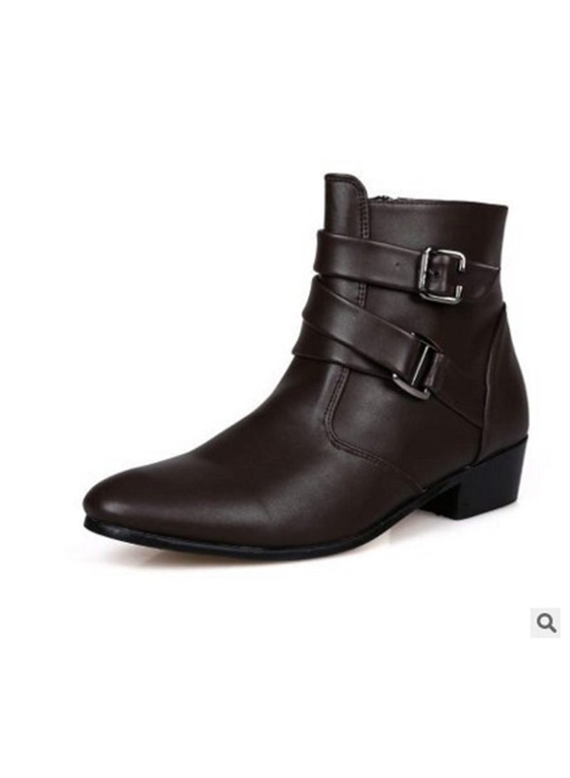 High Top Business Casual Wear-resistant Men's Boots