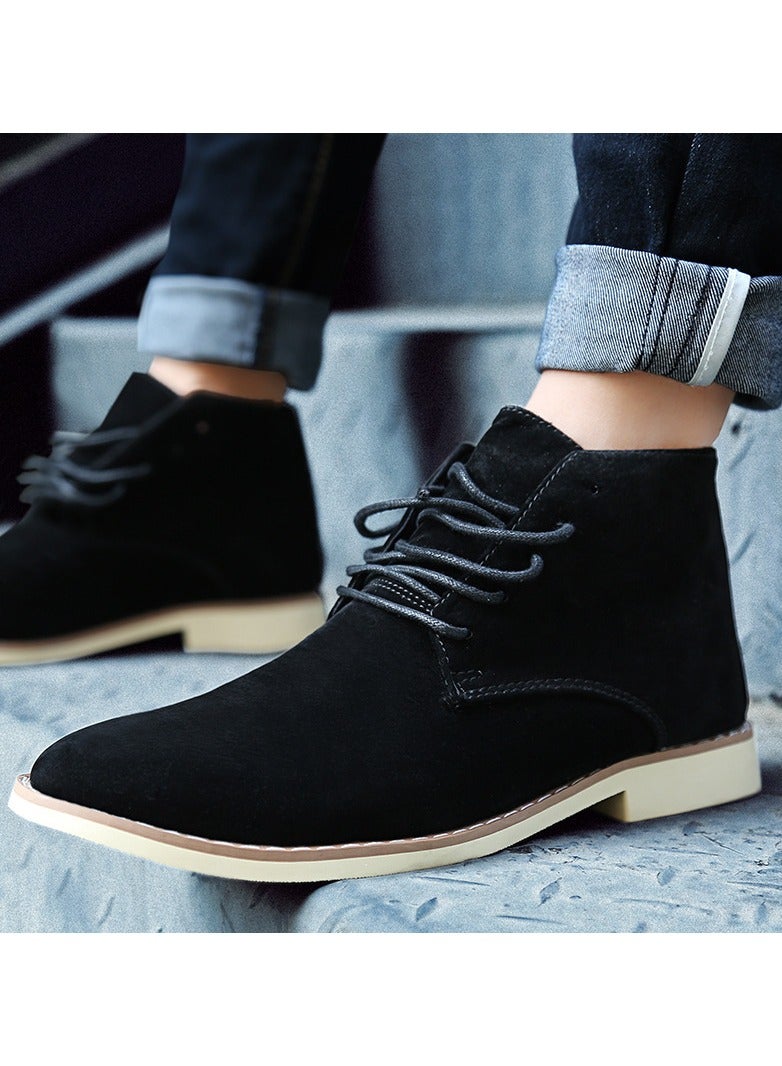 Men's High Top Anti Slip And Wear-Resistant Casual  Shoes