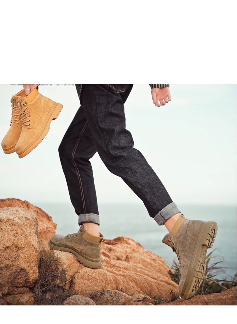 Men's High Top Outdoor  Casual Shoes Martin Boots