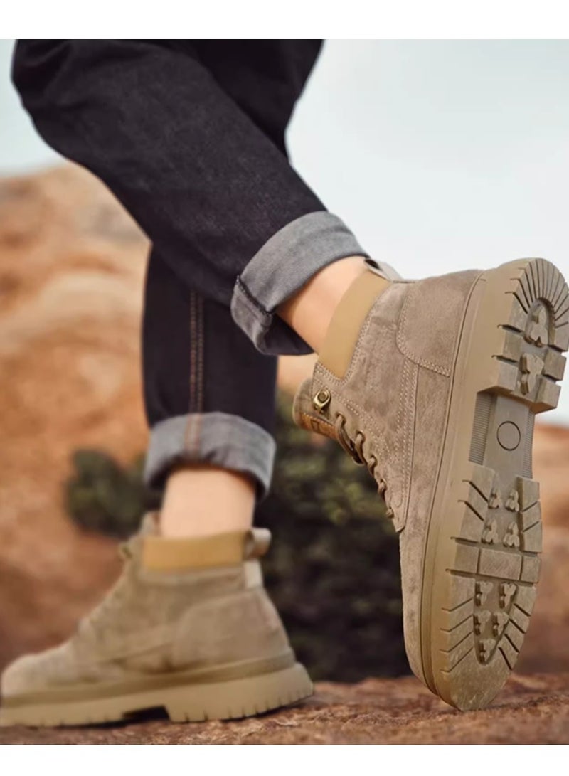 Men's High Top Outdoor  Casual Shoes Martin Boots