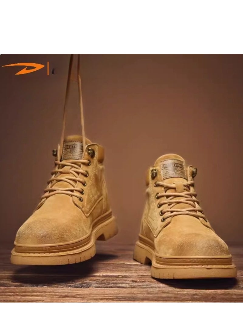 Men's High Top Outdoor  Casual Shoes Martin Boots