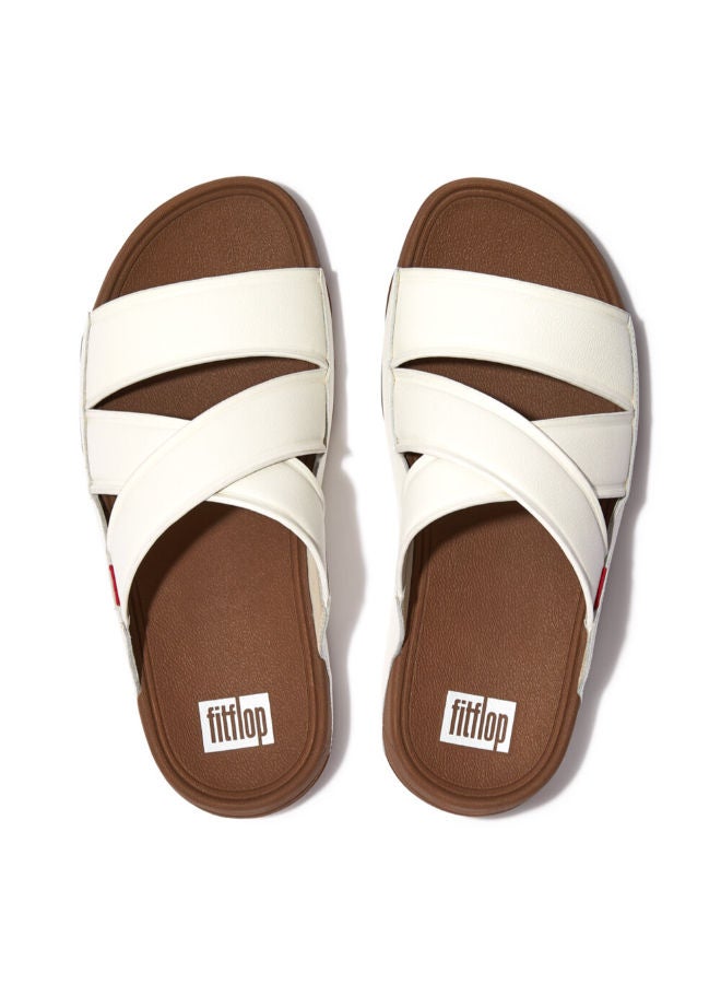 Fitflop Men's Chi Slide B08-024  White