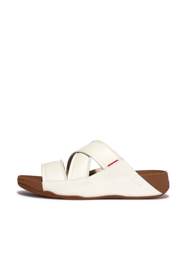 Fitflop Men's Chi Slide B08-024  White