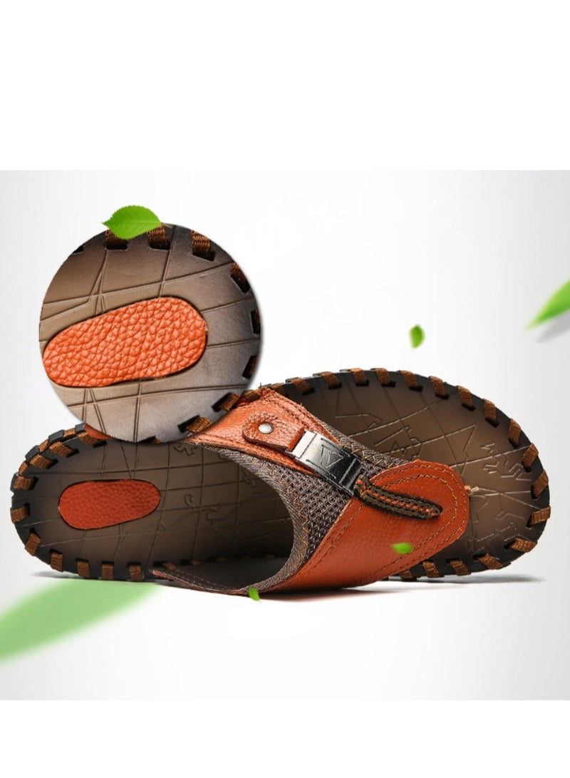 Men's Anti-skid Slippers And Beach Shoes