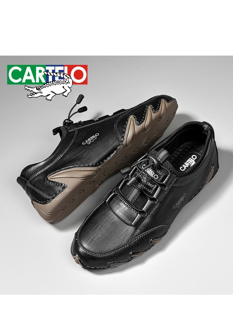 Men's Golf Shoes, Casual Leather Shoes, Low Top Shoes