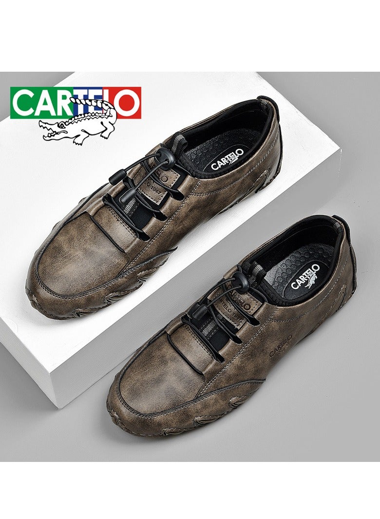 Men's Golf Shoes, Casual Leather Shoes, Low Top Shoes