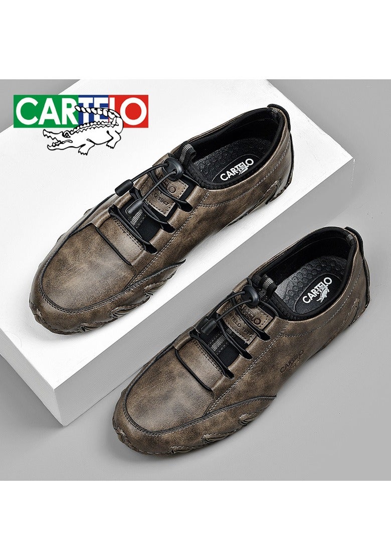 Men's Golf Shoes, Casual Leather Shoes, Low Top Shoes