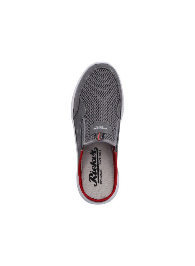 Rieker Mens Casual Clogs 13195-45 Bastia Grey 116-1081