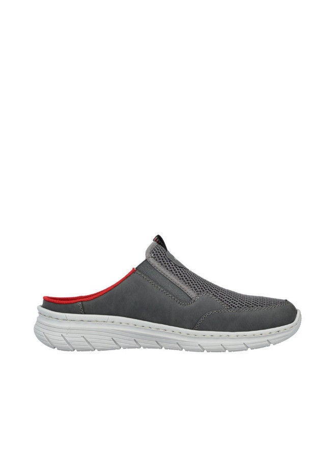 Rieker Mens Casual Clogs 13195-45 Bastia Grey 116-1081