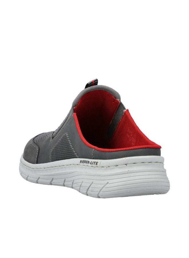 Rieker Mens Casual Clogs 13195-45 Bastia Grey 116-1081