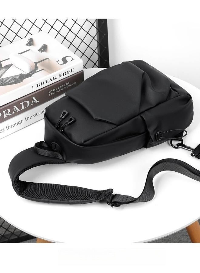 New Men's Sports Outdoor Chest Bag Student Fashion Casual Simple Shoulder Bag Messenger Bag